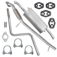 Auspuff Auspuffanlage SchalldäMpferset FüR Ford Fusion JU 1.4I 05-12 SchräGheck