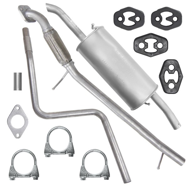 Auspuff Auspuffanlage SchalldäMpferset FüR Ford Fusion JU 1.4I 05-12 SchräGheck-image
