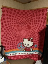 Sanrio Hello Kitty Peace and Love Comforter 72 X 86 Twin/Full
