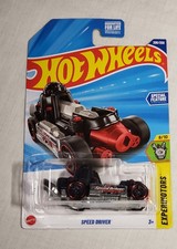 Hot Wheels 2025 Black Speed Driver 206/250 JBB88 Experimotors 8/10 NEW