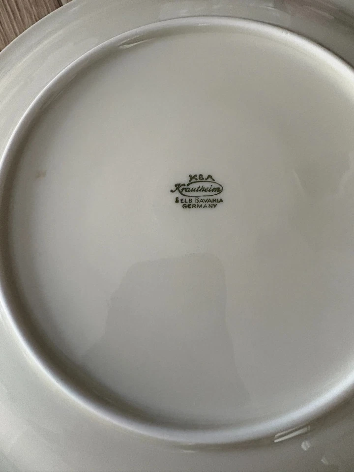 Krautheim Bavaria, Porzellan Goldrand, diverse Teile, sehr alt - Bild 3 von 3