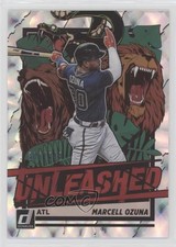 2021 Panini Donruss Unleashed Silver 306/349 Marcell Ozuna #UNL11 v5j