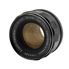 Asahi Super-Takumar 55mm f/2 M42 Screw Mount Prime Lens Made in Japan 1540382