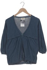Maas Strickjacke Damen Cardigan Jacke Gr. S Baumwolle Blau #c6wejng