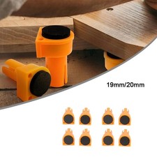 Complete Workbench Set 8pcs 19mm 20mm Nylon Bench Dogs with Padded Bench Brakes