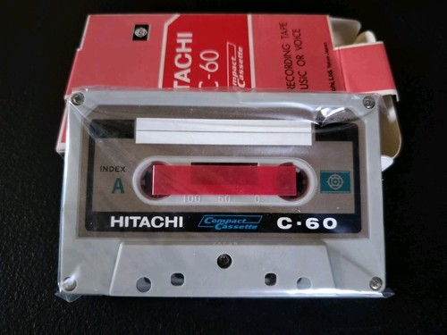 Hitachi C-60 Blank Audio Cassette Tape - Recording Tape Made In Japan - Vintage - Bild 4 von 5