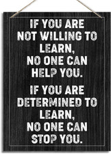 Inspirational Wall Decor, Inspirational Quotes Wall Art, Positive Quotes Wall De