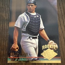Fleer Ultra 1994 Rookie Brad Ausmus #511 San Diego Padres Baseball Card. rookie card picture