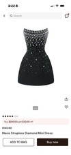 Bella Barnett Mavis Minidress Black With Sequins Site s