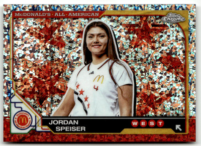2025 Topps McDonald's All American No. 75 Jordan Speiser McFlurry