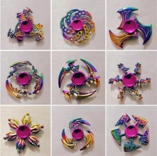 New Style Colorful Metal Fidget Hand Spinner EDC Adult Finger Stress Relief Toy