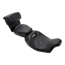 Driver Passenger Seat w/ Rear Backrest Fit For Harley Road Electra Glide 2014-23