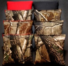CORNHOLE BEAN BAGS TREE Camo Camoflauge 8 ACA Tree Hunting Fishing Bags