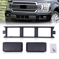 Front Bumper Lower Grille & Guards Pads Cap for Ford 2018-2020 F-150 F150