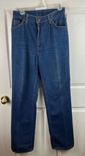 Vintage Levi's Straight Leg Jeans 26048-0314 High Rise Size 13 Orange Tab USA