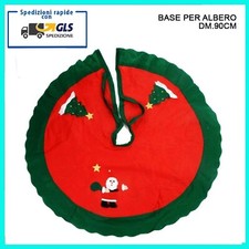 COPERTURA COPRI BASE PER ALBERO DI NATALE 90CM ADDOBBI DECORAZIONI NATALIZIE