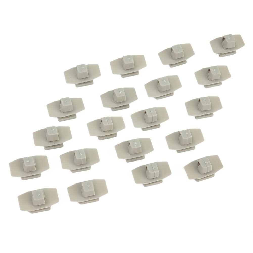 20x Car Wheel Arch Flare Moulding Trim Fastner Clips Gray For For Civic