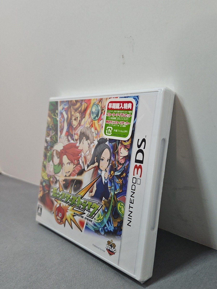 Nintendo 3DS Monster Strike Japanese Import w/extras Us Seller
