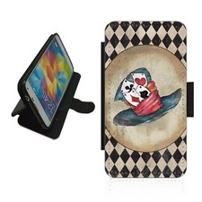 Alice's adventures wonderland Phone Case Wallet For iPhone Samsung ALI2 hat