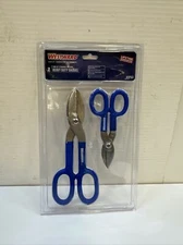 Westward 4Yp53 Tinners Snip Set, Straight, 7 In 10 In, Steel