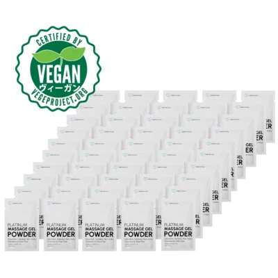 EROTICGEL Box of 50 Japanese NURU Massage Powder Gel - Make your own NURU GEL up to 500ml