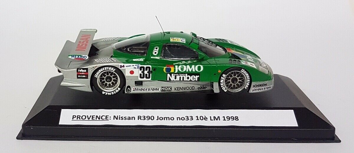 Provence 1/43 Built Kit - Nissan R390 Jomo #33 10th Le Mans Provence 1/43 Built Kit - Nissan R390 Jomo #33 10th Le Mans
