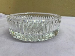 Waterford Crystal signed Candy Dish or Ashtray 4 1/2" x 1 1/2" in size good cond