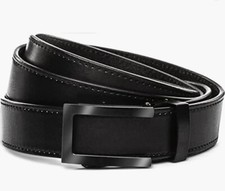 Montableu  Belt for Men - Executive Matte Black - He Cannot Not Like It Gift 