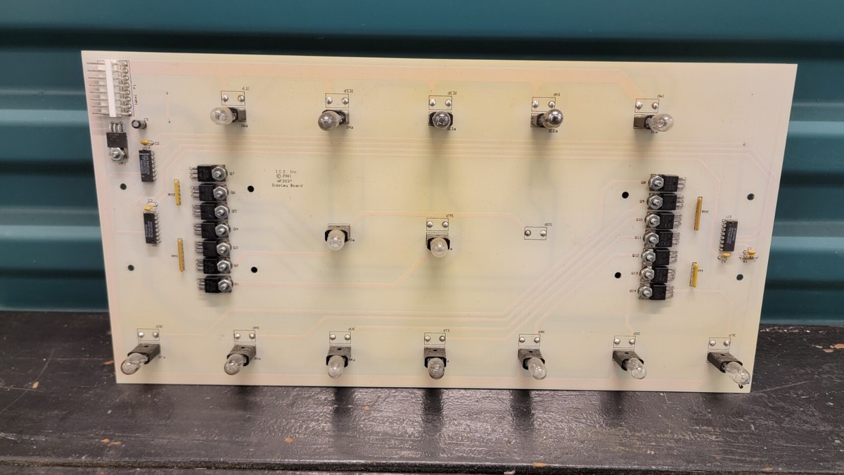 Wheel Of Fortune display board pcb WF2037 | eBay
