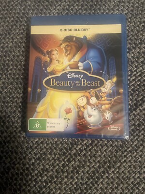 Disney s Beauty and the Beast (2-Disc, Blu-ray, 1991, Region Free) Brand New!