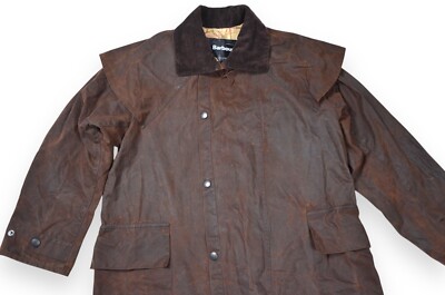 Men's Barbour Stockman Coat Duster Wax Riding Long Jacket A1554