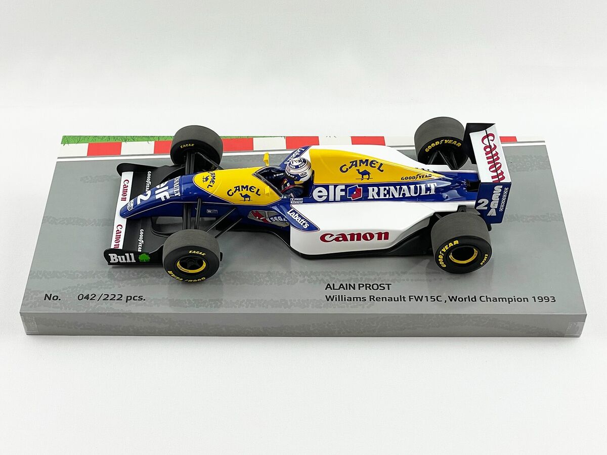 Williams F1 FW15C #2 Alain Prost 1993 World Champion 1:18 Williams F1 FW15C #2 Alain Prost 1993 World Champion 1:18