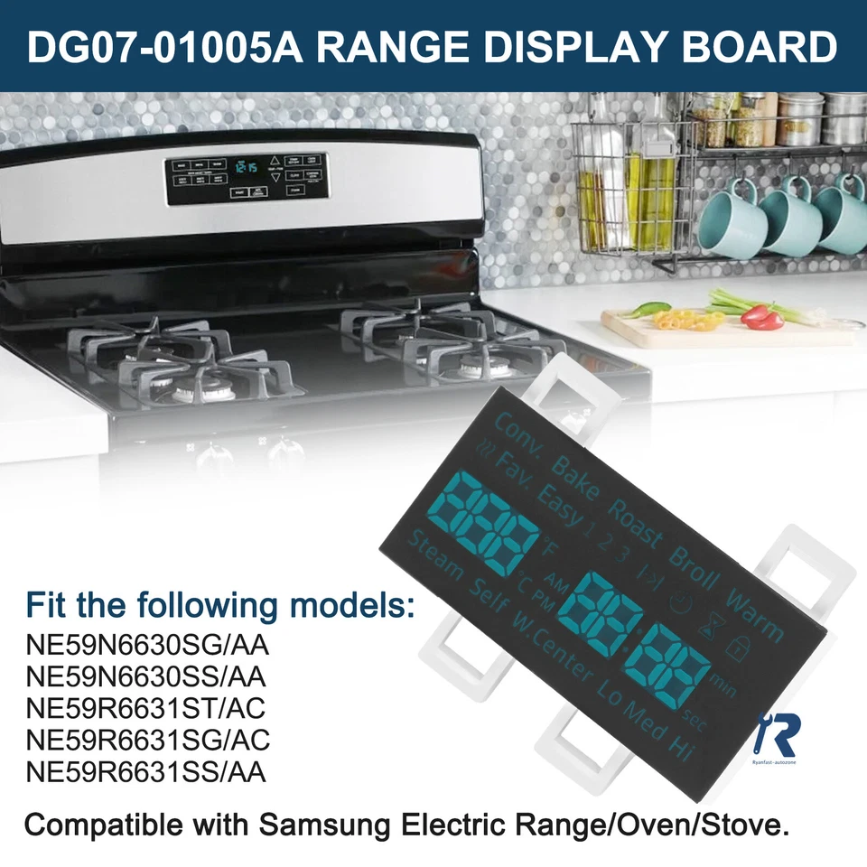 DG07-01005A LED Display Board fit for Samsung Electric Range Models - Image 3 of 4