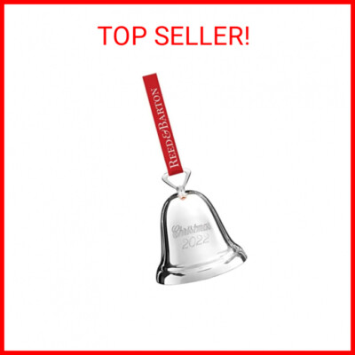 Reed & Barton 2022 Annual Silver Christmas Bell, 0.30, Metallic