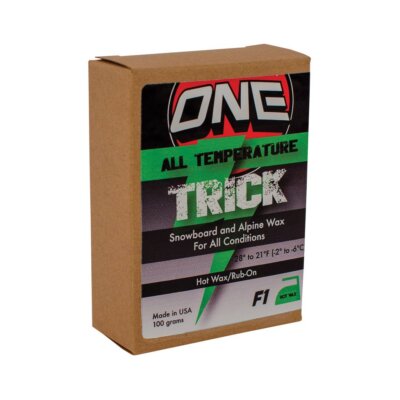 One MFG F-1 Trick Any Condition Hot Wax for Skis and Snowboards -100g ...