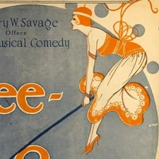 Vintage WWI Sheet Music "The Happiest Moment I've Ever Known" from "See-Saw"