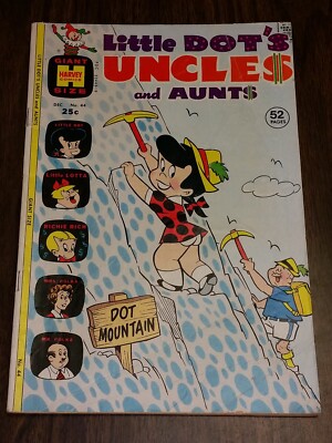 LITTLE DOT'S UNCLES AND AUNTS #44 HARVEY COMICS DECEMBER 1972