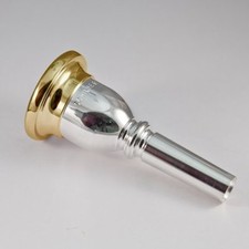 Schilke 24K Gold Rim Cup Tuba Mouthpiece, S-H NEW