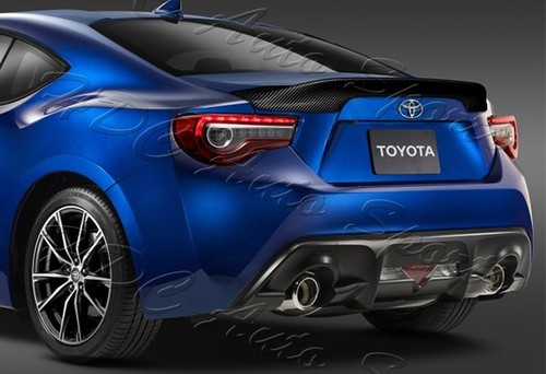 For 2013-2020 Subaru BRZ Scion FRS FR-S Carbon Fiber Rear Trunk Spoiler Lid Wing - Picture 5 of 5