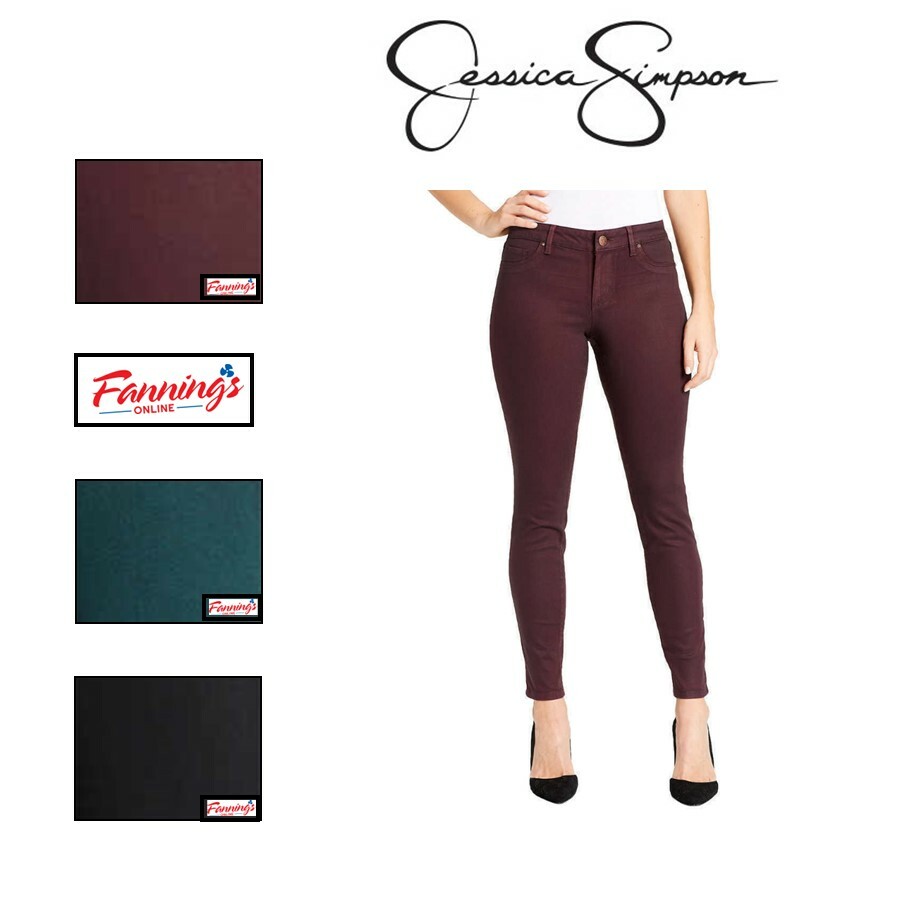 Jessica Simpson Ladies' Coated Skinny Jean |Soft, Stretch Fabric E23