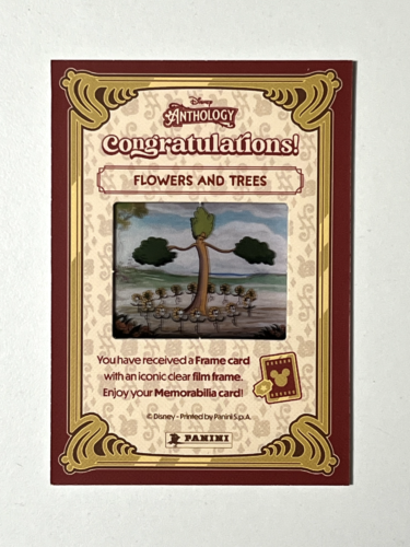 Flowers And Trees - Frame Card - Disney Anthology Panini - Foto 2 di 5