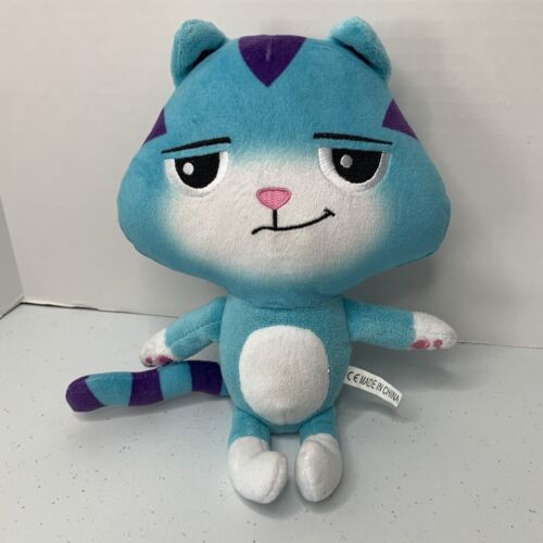 Dreamworks Gabby's Dollhouse Cat Rat Purr-ific 10" Stuffed Plush Toy Blue - Picture 1 of 10