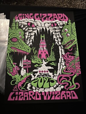 king gizzard and the lizard wizard Caverns 4/1 poster. | eBay