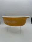 Vintage Pyrex 045 2 1/2 QT Butterfly Gold Casserole Dish Retro NO LID Glass Bake
