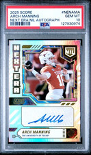 2025 Panni Score #NEN-AMA Next Era NIL Arch Manning AUTO Texas PSA GEM MT 10