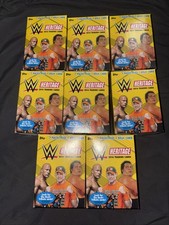 2016 Topps WWE Heritage Wrestling Trading Card OPENED Blaster Box Lot of 8 - RC