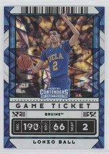2020 Contenders Draft Picks Variation Game Ticket Green Explosion Lonzo Ball 0c2