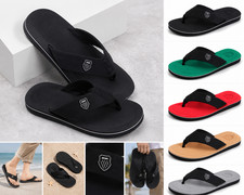 Men's Casual Flip Flops Non Slip Beach Sandals Summer House Slippers