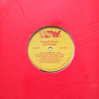 Edmond F. Daniels ''Just Friends'' PRIVATE 80s SYNTH SOUL BOOGIE FUNK 12''
