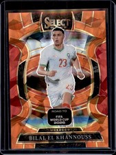 2025-26 Panini Select Road to FIFA World Cup Bilal El Khannouss Orange Ice /749